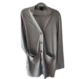 Y2K Wet Seal Women's Gray Cardigan Sweater